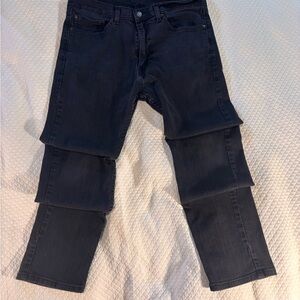 Levi's Black Slim Straight Jeans